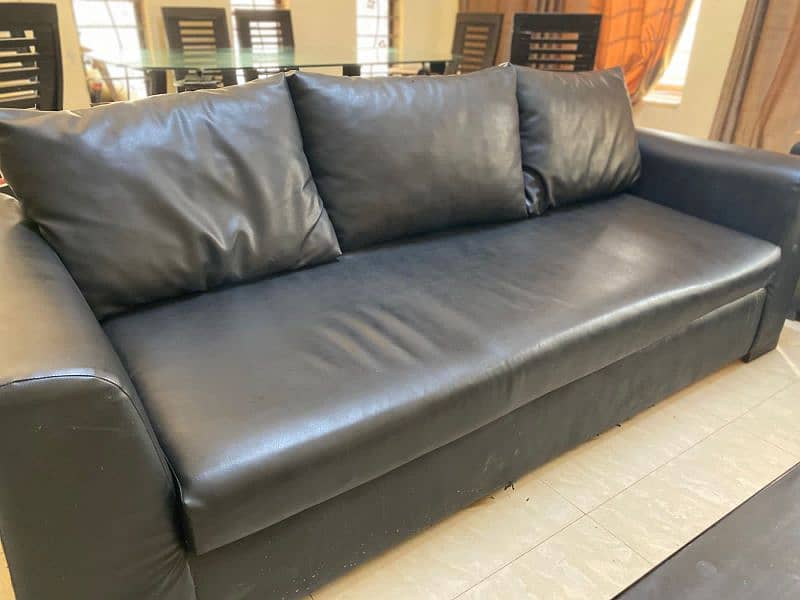 5 seater leather sofa set 3