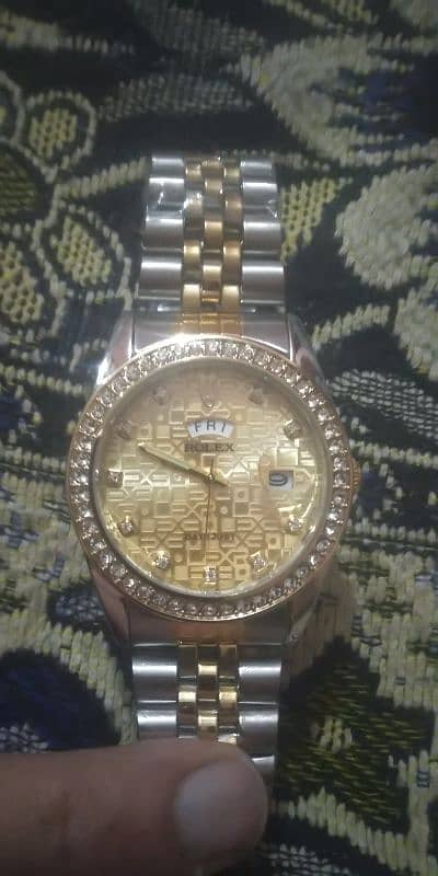 Rolex Watch | Luxury Golden Diamond Wedding Watch 5