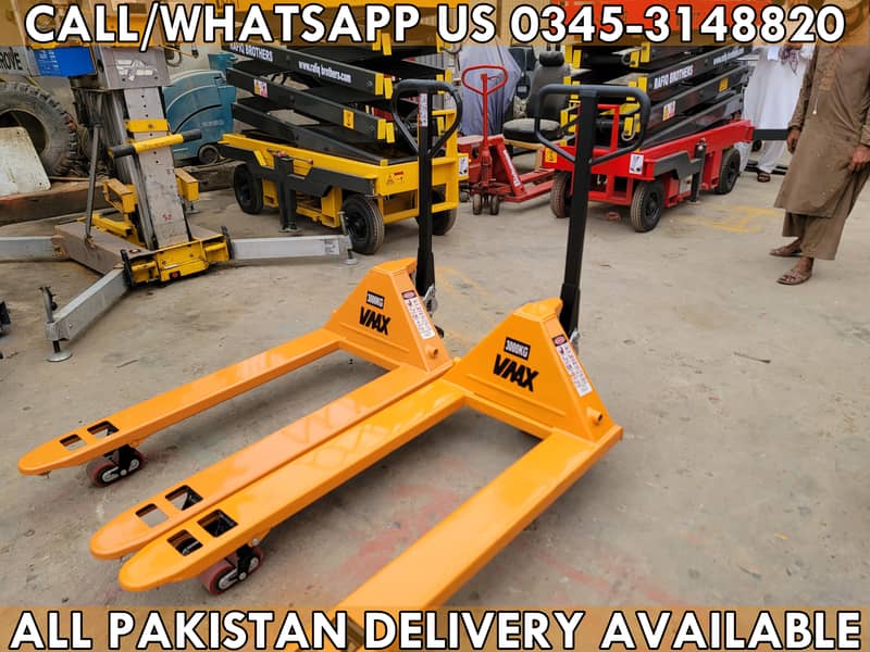 VMAX 3 Ton Brand New Hand Pallet Trucks forklifts fork lifters 4 Sale 0