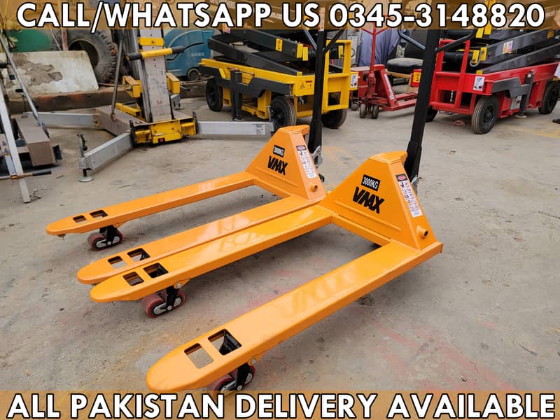 VMAX 3 Ton Brand New Hand Pallet Trucks forklifts fork lifters 4 Sale 5