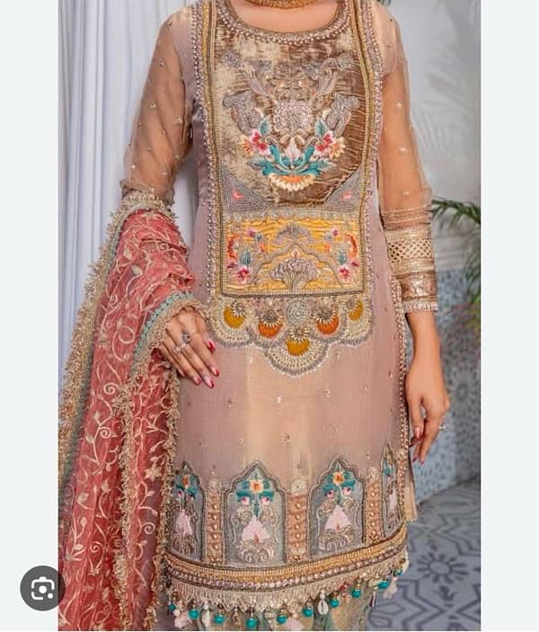 khuda baksh full heavy hand embroided dress 1