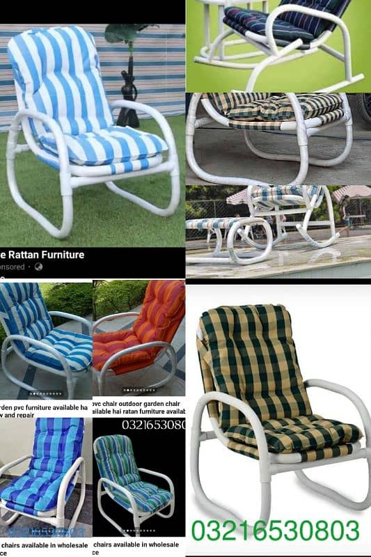 upvc chairs Rattan chair restaurant chair cafe umbrella cafe chair 0