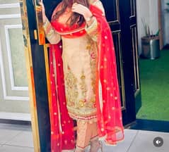 khuda baksh full heavy hand embroided 3 piece suit