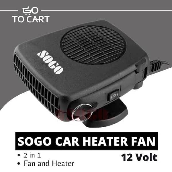 Sogo Car Heater and Fan 2