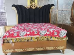 Contact: 03400692028 Bed And Dressing Table With Mattress Sale