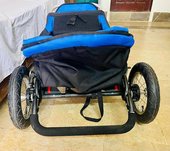 BEBELOVE Sporty Blue Baby Stroller 2