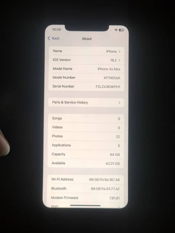 iPhone xs max non pta factory unlocked 8