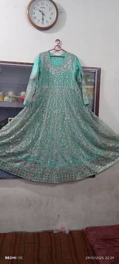 Bridal dress walima maxi