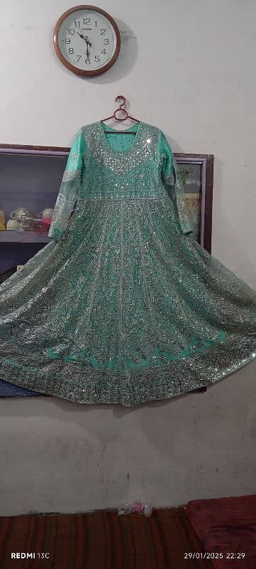 Bridal dress walima maxi 1