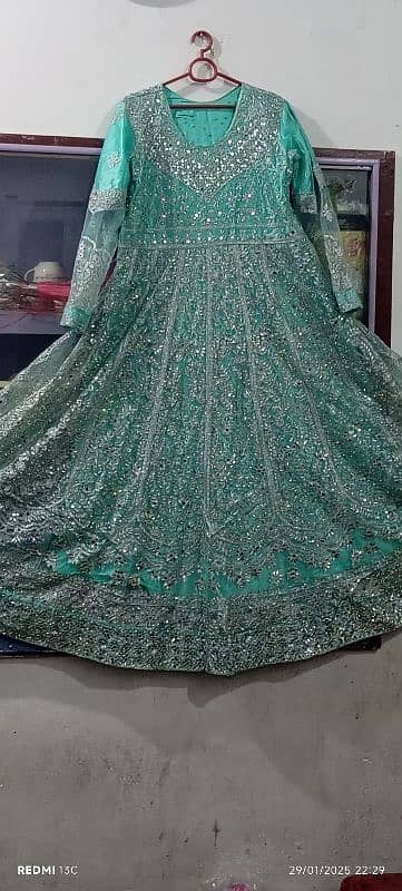 Bridal dress walima maxi 2