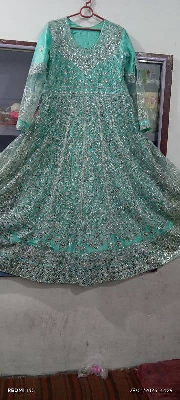 Bridal dress walima maxi 3