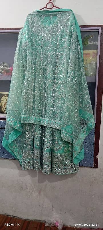 Bridal dress walima maxi 4