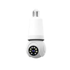 Speed-X Spe27-Led8 Bulb Camera Wifi Panoramic Night Vision With V380