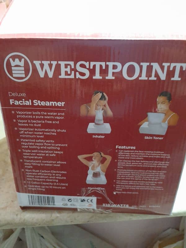 WESTPOINT Facial Steamer 5