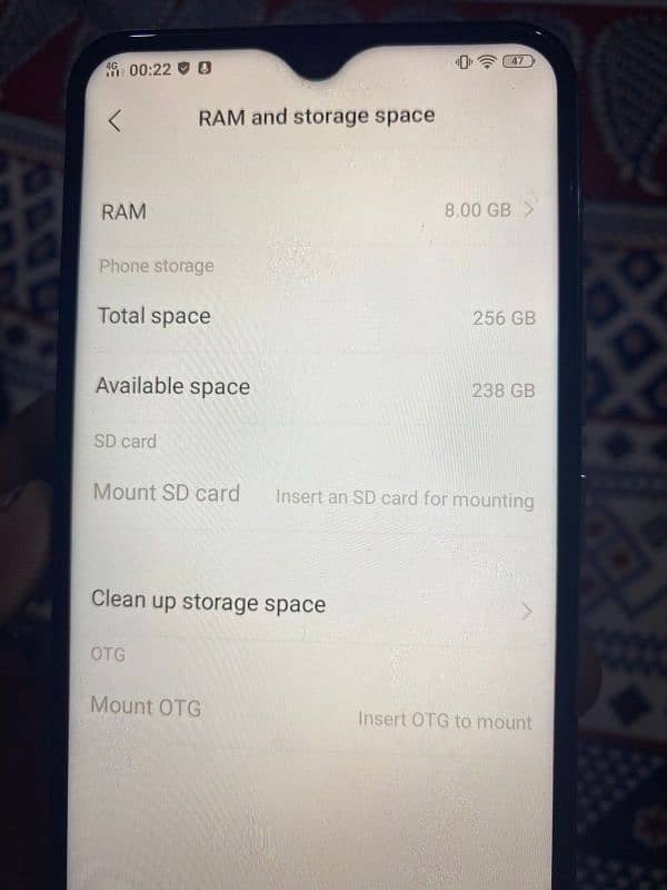 vivo Y17 8 GB RAM 256 GB MEMORY 5