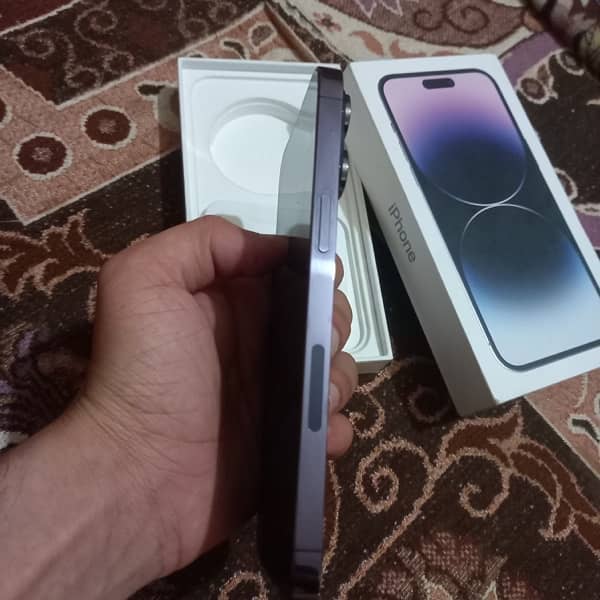 iPhone 14promax 256gb jv fee purple colour 1