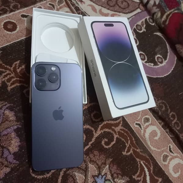 iPhone 14promax 256gb jv fee purple colour 4