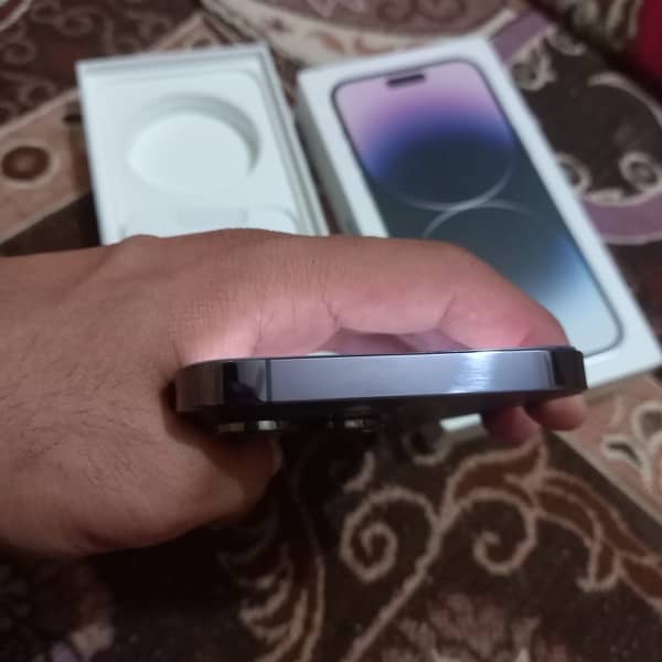 iPhone 14promax 256gb jv fee purple colour 6