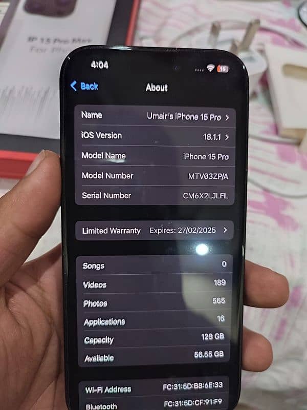 Iphone 15 pro non PTA 6