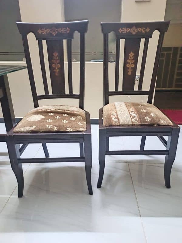 4 chairs dining table 4