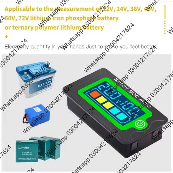 8-1000V LCD EV bike Lithium Battery Capacity indicator 18