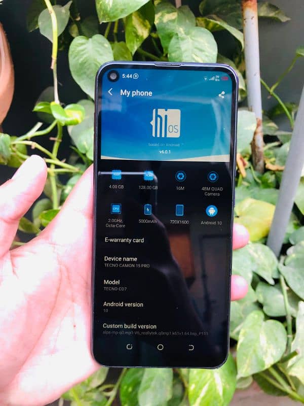 tecno camon15 4/128gb official 3