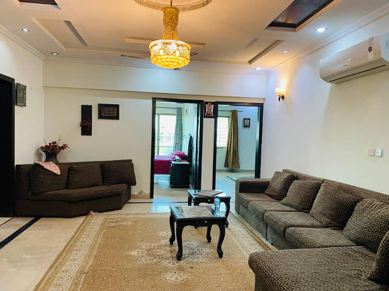 F-11 Markaz Luxury 3 Bedrooms Fully Furnished Apartment Available for Rent 2