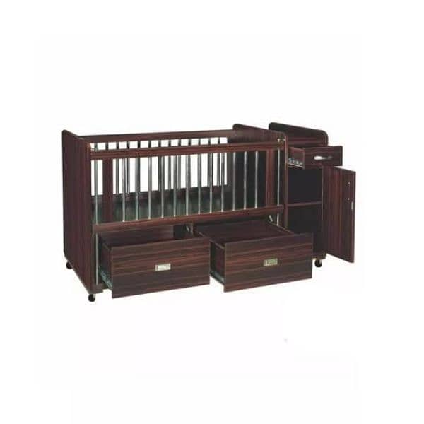 wooden baby cot in economical price 1