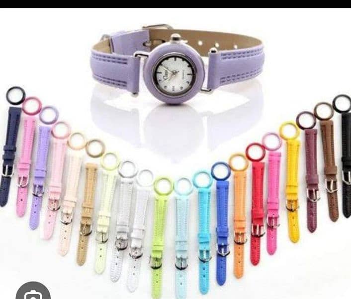 21 in 1 colour interchangeable ladies watch set 3