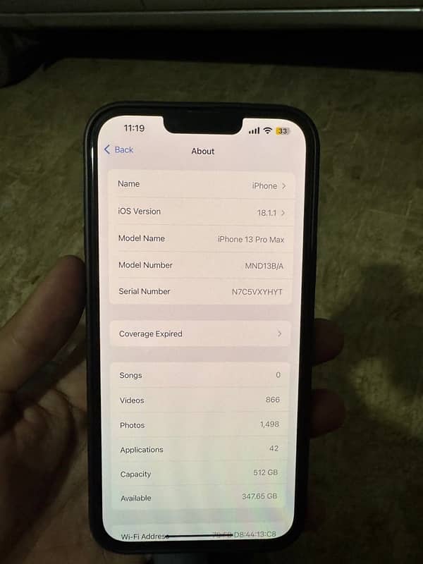 IPHONE 13 PRO MAX PTA OFFICIAL APPROVED 512 GB 7