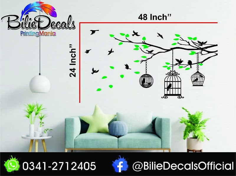 Office & House Wall Arts & Wallpapers By Billie Decals 11