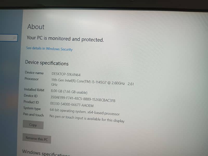 Lenovo L15 11th Gen ,Gen 2 core i5 8gb ddr4 laptop 2