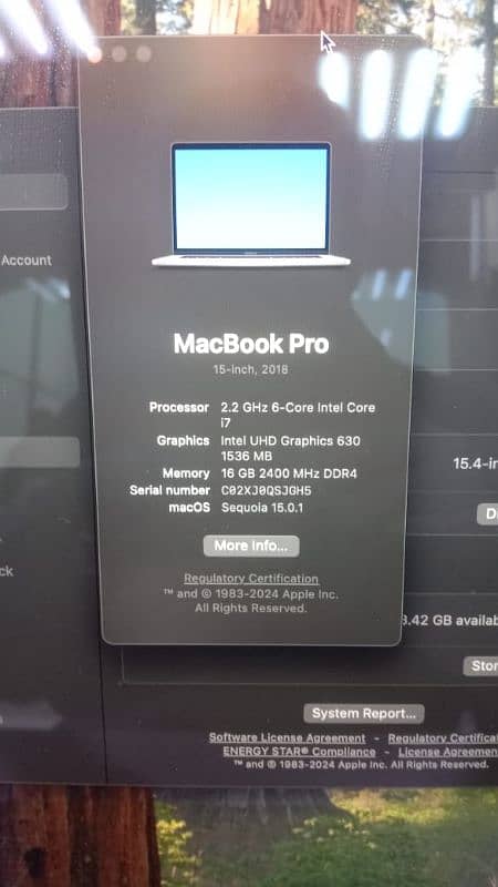 Mac book pro 2018 5