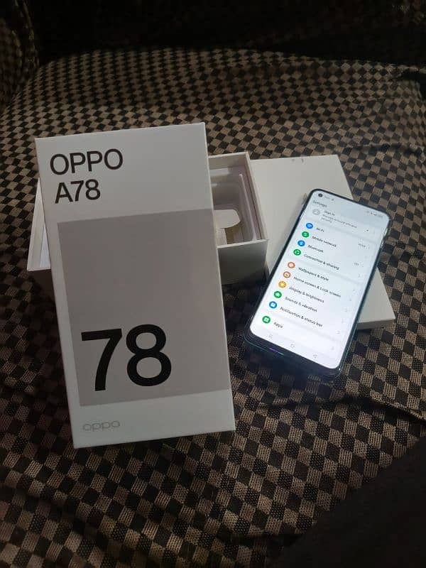 Oppo A78 fresh 10/10 condition 1