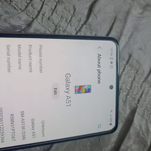 Samsung Galaxy a51 all original 4