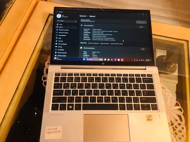 HP elitebook i7 10th Gen 7