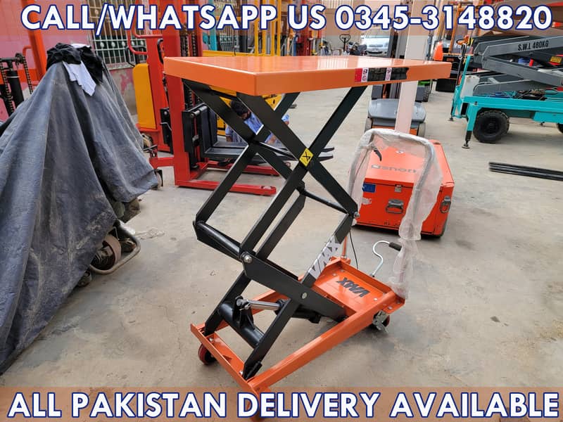 VMAX Manaul Scissor Table Trolley Lifter for Sale in Karachi Pakistan 0