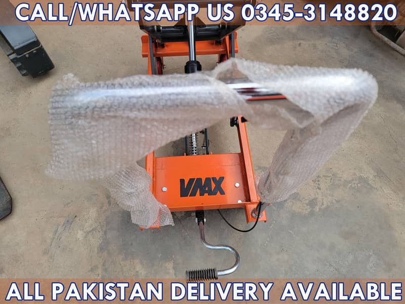 VMAX Manaul Scissor Table Trolley Lifter for Sale in Karachi Pakistan 2