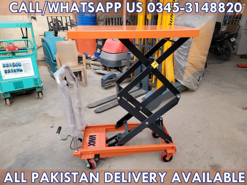 VMAX Manaul Scissor Table Trolley Lifter for Sale in Karachi Pakistan 4