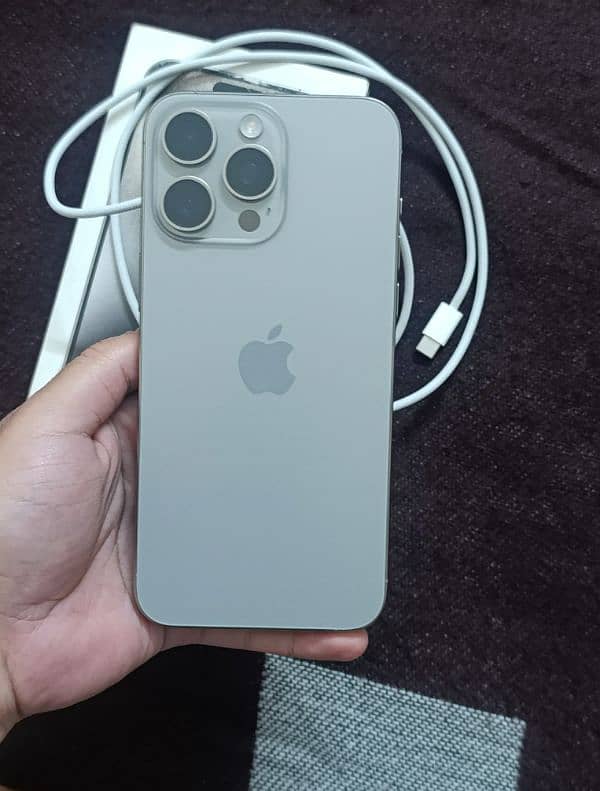 iphone 15 pro max 256gb (Pta Approved) 0