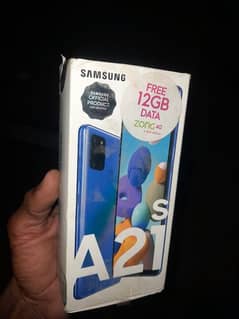 Samsung a21s box . exchange possible