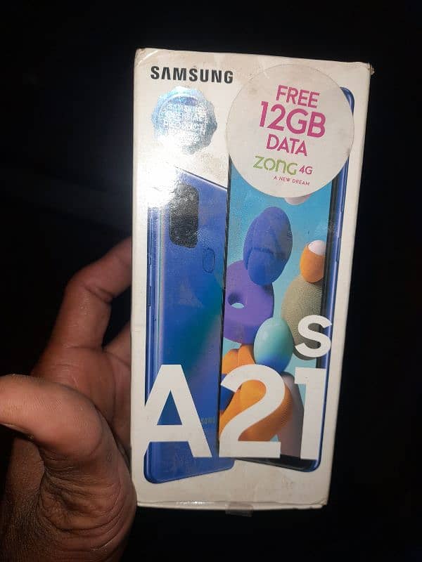 Samsung a21s box . exchange possible 1