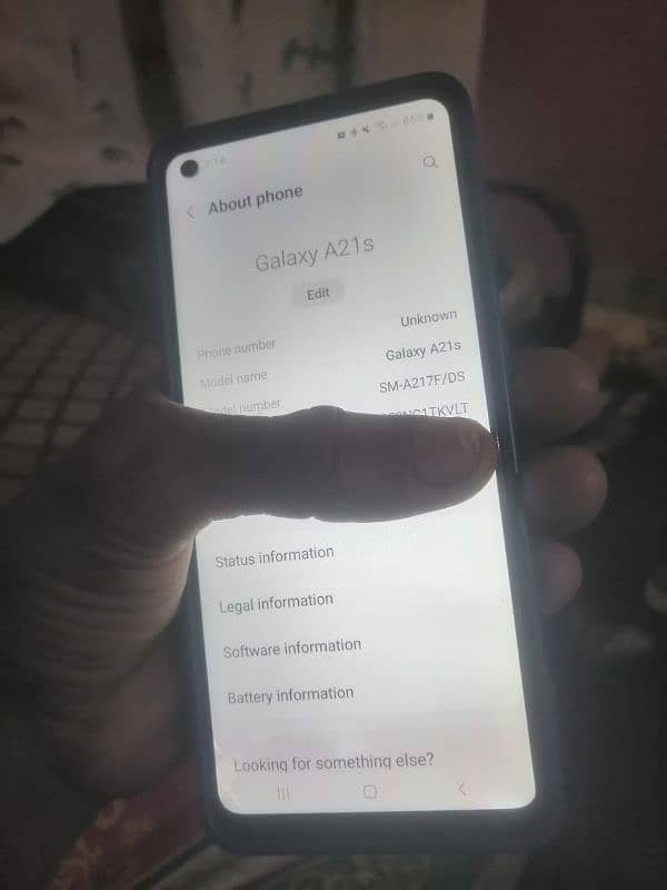 Samsung a21s box . exchange possible 7