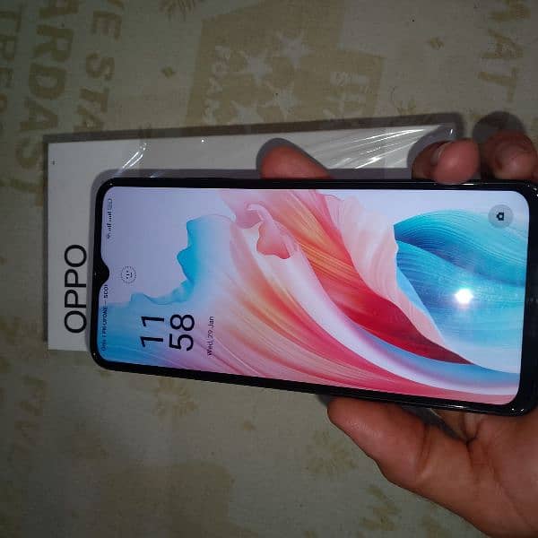 oppo A38 for sale all accessories complete. box one hand use 6