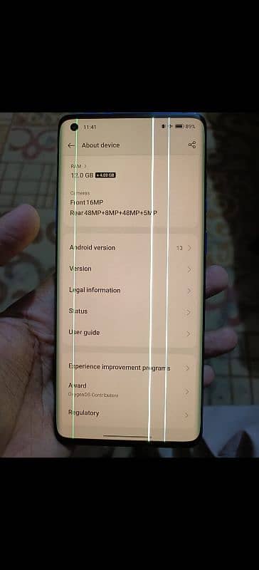 OnePlus 8 pro 10/9.8 condition All ok just line issue 4rgr k 2500 alg 2