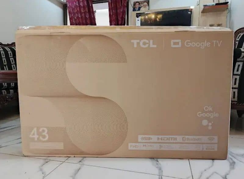 TCL 43 Inch Google TV Panel Broken 43S5400 0