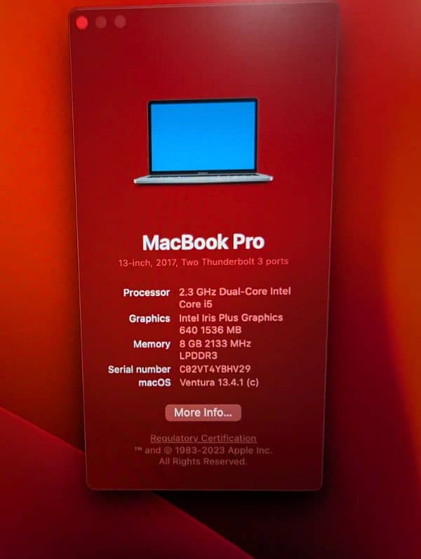 MacBook Pro 2017 5