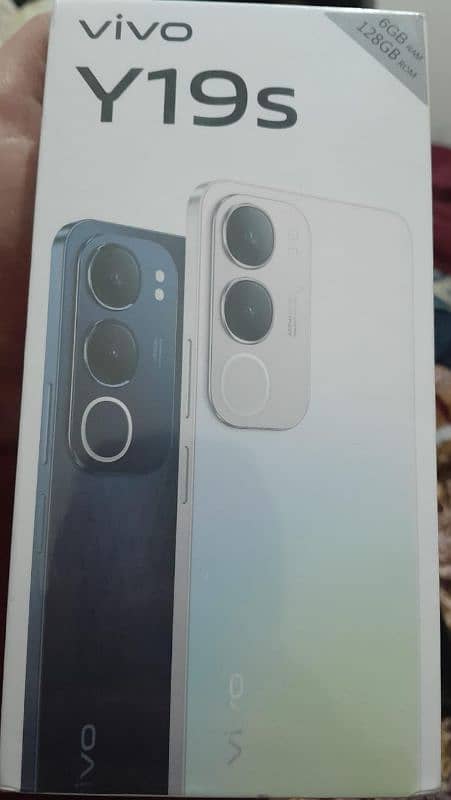 vivo y19s Box Packed 100% 0