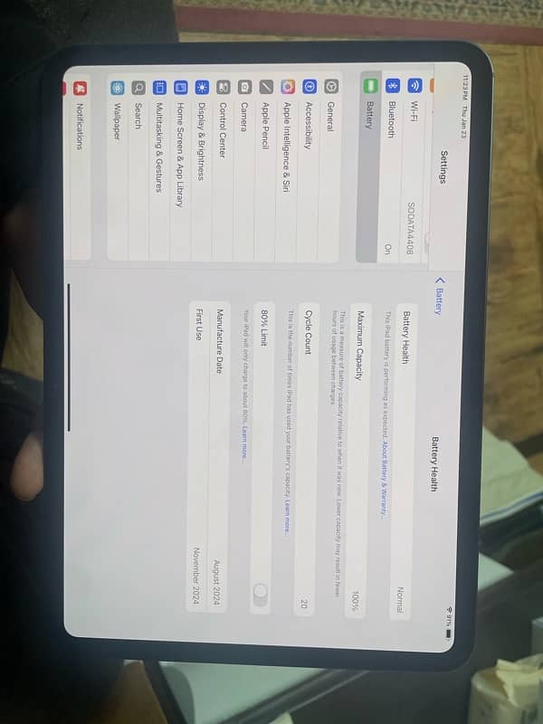 ipad pro M4 11 inches 6