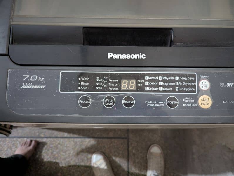 Panasonic-7.5kg model:NA-FZ0B3 1